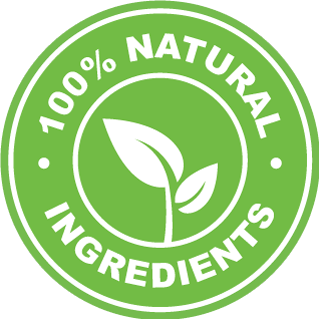 100% Natural — BloodPril natural formula seal